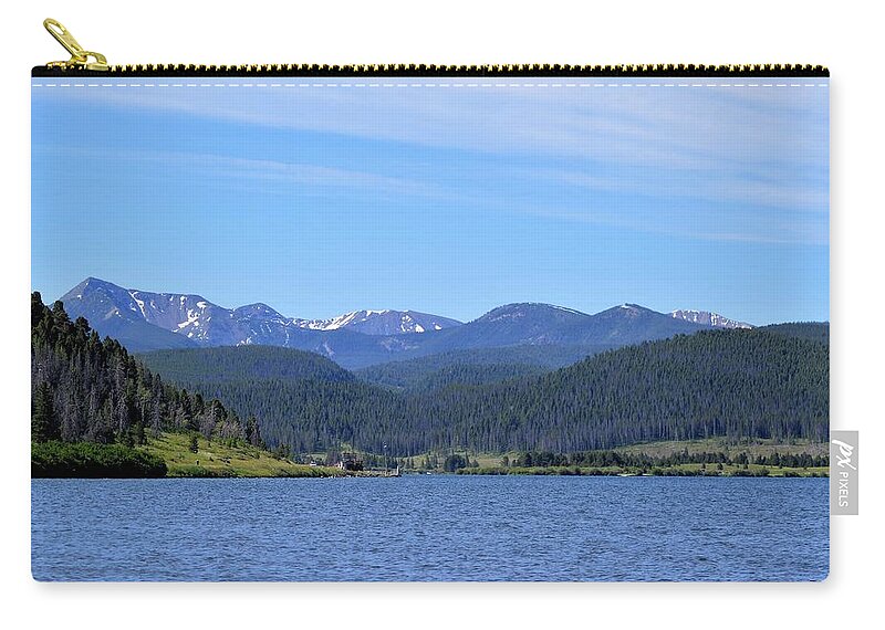 Lake Carry-all Pouch featuring the photograph Mountain View by Michelle Hoffmann