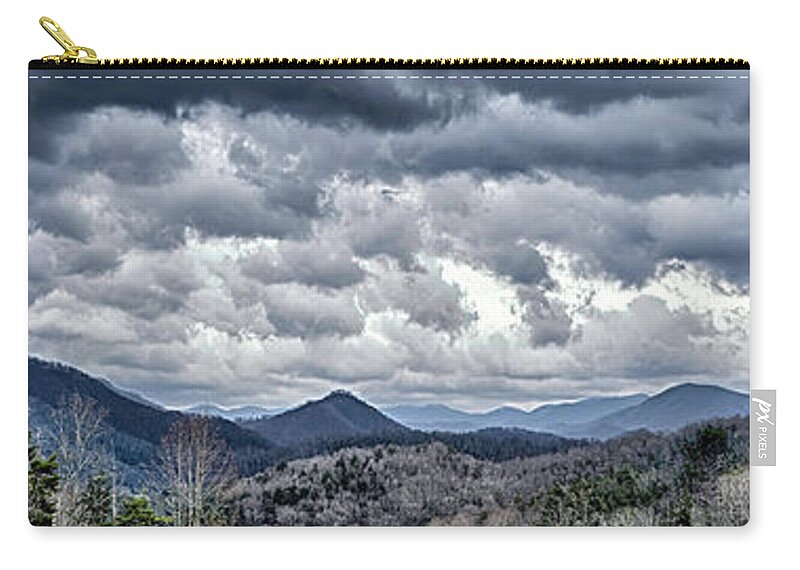  Zip Pouch featuring the photograph Mountains 1 by Walt Foegelle