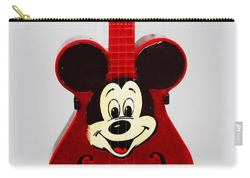 The Mickey Mouse Club Zip Pouch featuring the photograph Mouseketeer by Susan Vineyard