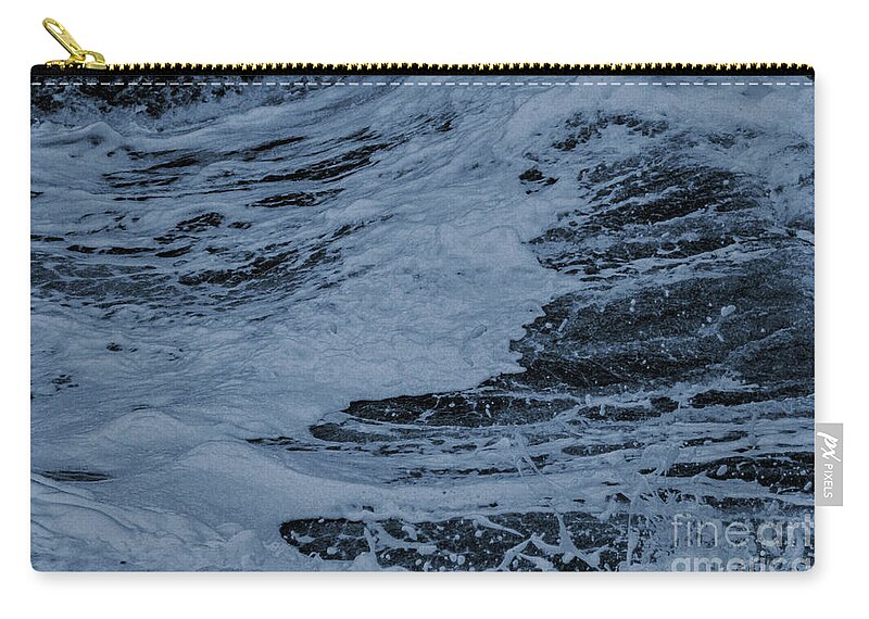Swell Zip Pouch featuring the photograph Movement by Stevyn Llewellyn