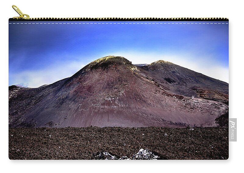  Zip Pouch featuring the photograph Mt. Etna III by Patrick Boening