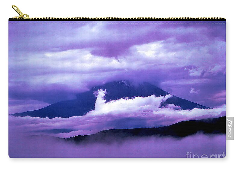 Mt Fuji Zip Pouch featuring the photograph Mt Fuji by Yvonne Johnstone