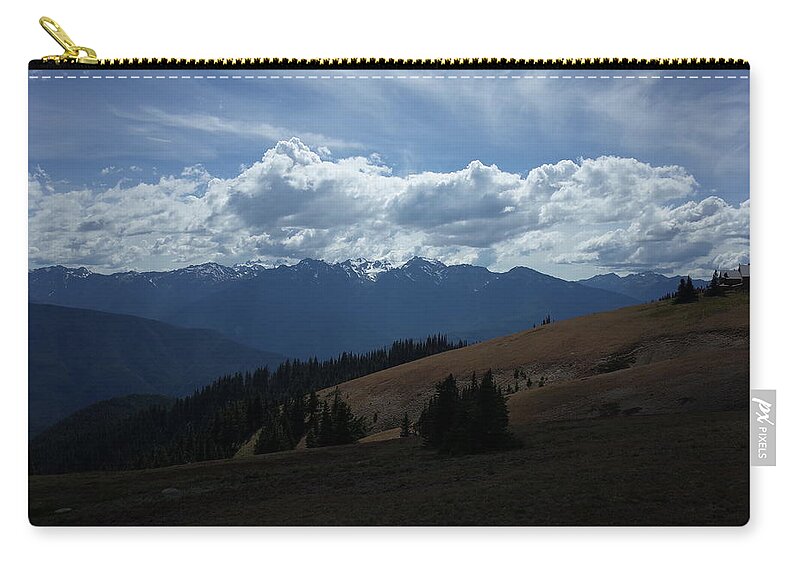 Mt. Olympus Zip Pouch featuring the photograph Mt. Olympus by Kate McTavish