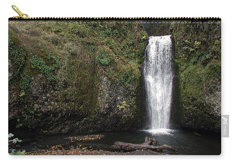 Multnomah Falls Zip Pouch featuring the photograph Multnomah Falls 2 by DArcy Evans