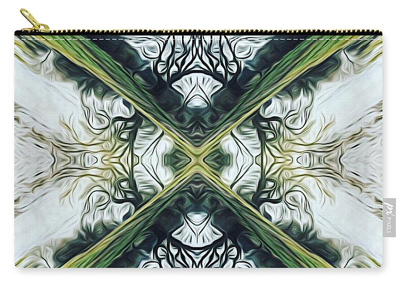 Abstract Zip Pouch featuring the photograph My Brain by Mark Egerton