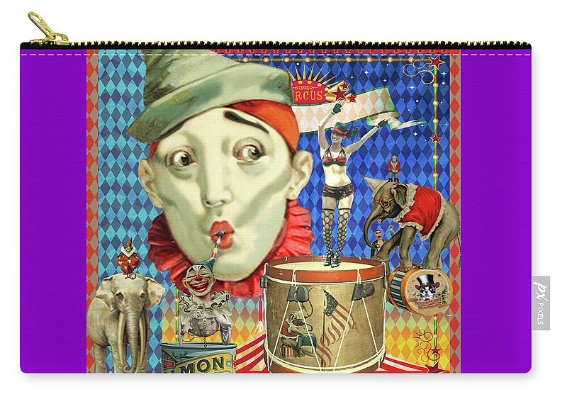 Circus Zip Pouch featuring the photograph My Circus by Jeff Burgess
