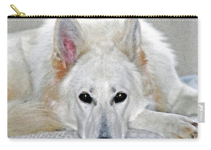  Zip Pouch featuring the photograph My Girl by Margaret Hood