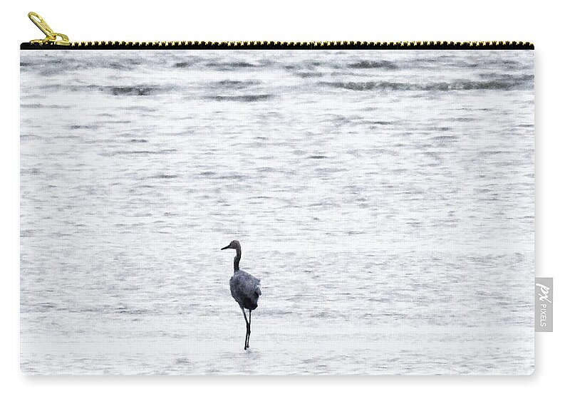 Coastal Birds Zip Pouch featuring the photograph My Sea by Jan Gelders