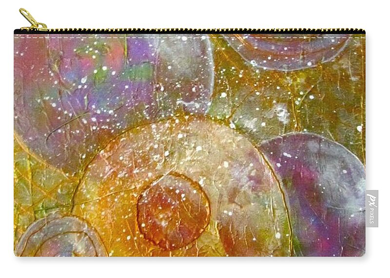 Thoughts Carry-all Pouch featuring the painting My Thoughts Escape Me by Barbara O'Toole