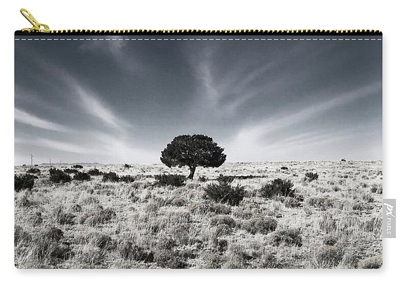 Landscapes Zip Pouch featuring the photograph Mystery Ranch No. 18 by Brad Hodges