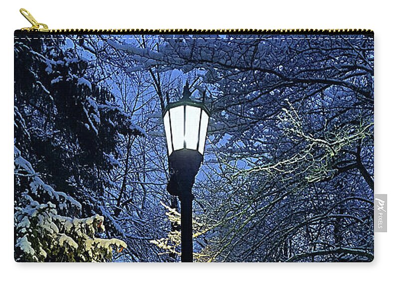 Winter Zip Pouch featuring the photograph Narnia by Phil Koch