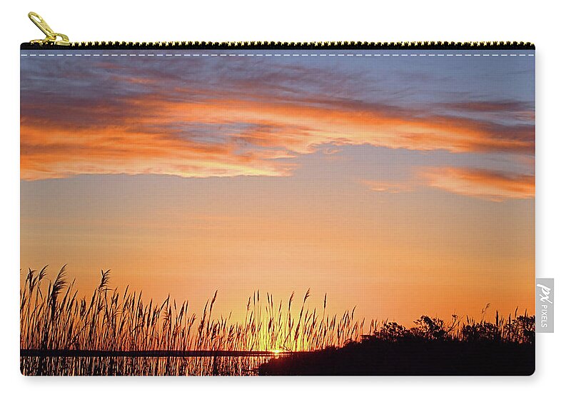 Seas Zip Pouch featuring the photograph Narrow Bay Sunrise I I by Newwwman
