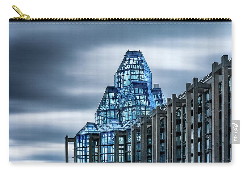 National Gallery Zip Pouch featuring the photograph National Gallery of Canada by M G Whittingham