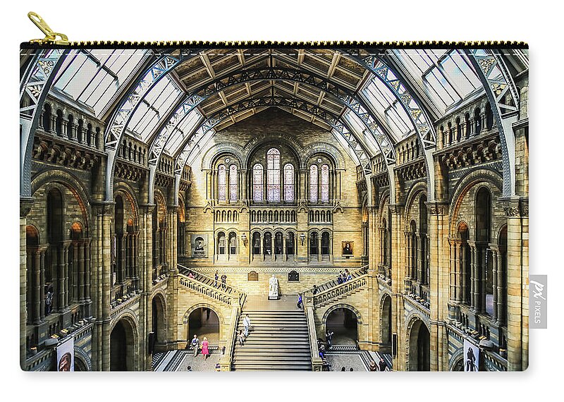 Natural History Zip Pouch featuring the photograph Natural History by Michael Hope