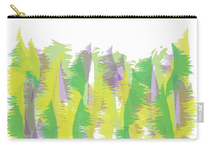 Abstract Zip Pouch featuring the digital art Nature - Abstract by Cristina Stefan