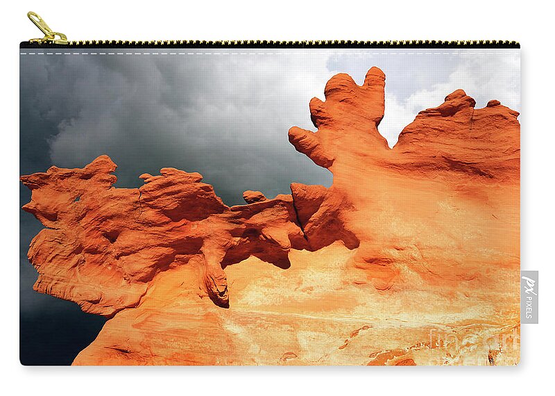 Hoodoo Zip Pouch featuring the photograph Nature's Artistry Nevada 2 by Bob Christopher