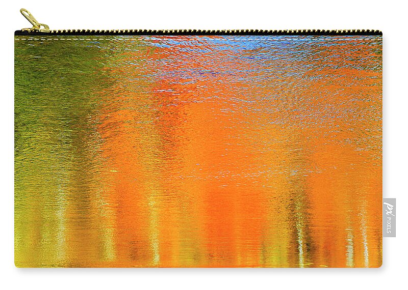 Gary Hall Zip Pouch featuring the photograph Nature's Canvas by Gary Hall