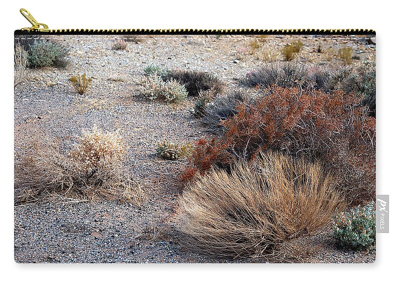 Sage Brush Zip Pouch featuring the photograph Natures Garden - Utah by DArcy Evans