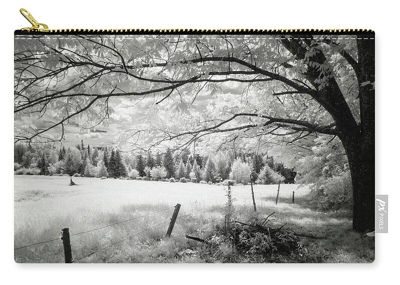 Infrared Zip Pouch featuring the photograph Natures Inner Soul by John Rivera
