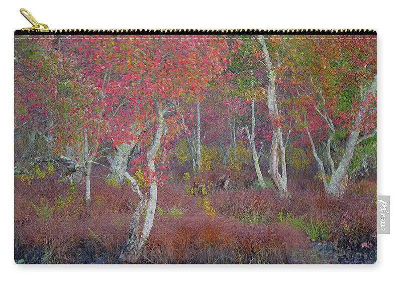 Fall Zip Pouch featuring the photograph Natures Palette by Jim Cook