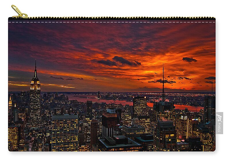 New York Carry-all Pouch featuring the photograph Nature's Palette by Neil Shapiro