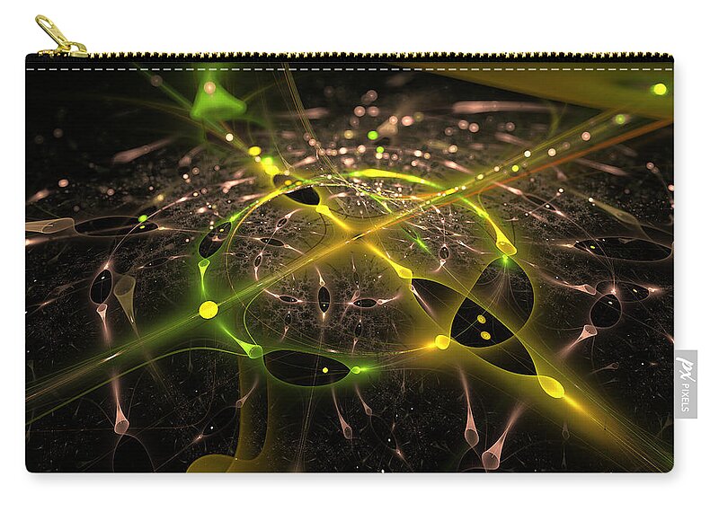 Art Zip Pouch featuring the digital art Never Grow Old by Jeff Iverson