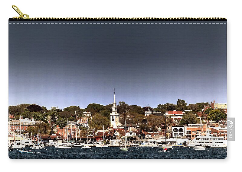 Rhode Island Zip Pouch featuring the photograph Newport by Tom Prendergast