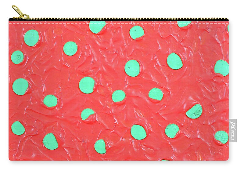 Nickels Zip Pouch featuring the painting Nickels and Dimes by Thomas Blood