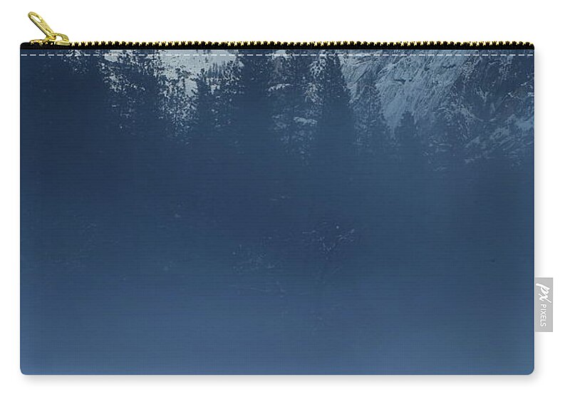 Half Zip Pouch featuring the photograph Night falls upon Half Dome at Yosemite National Park by Jetson Nguyen