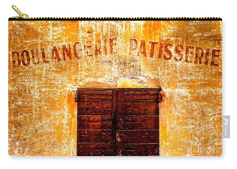 France Zip Pouch featuring the photograph No More Bread by Olivier Le Queinec