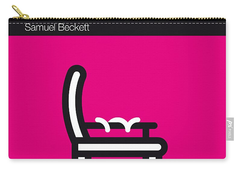 Samuel Zip Pouch featuring the digital art No015-MY-Murphy-Book-Icon-poster by Chungkong Art