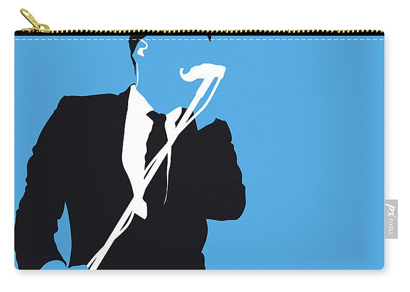 Rem Zip Pouch featuring the digital art No159 MY REM Minimal Music poster by Chungkong Art