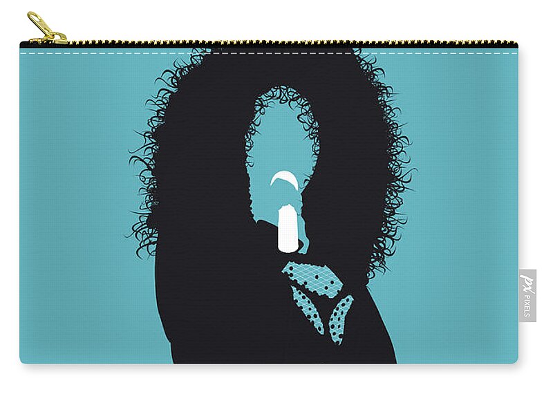 Cher Zip Pouch featuring the digital art No205 MY CHER Minimal Music poster by Chungkong Art