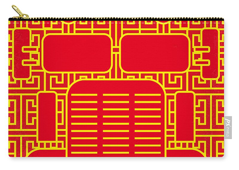Big Trouble In Little China Zip Pouch featuring the digital art No515 My Big Trouble in Little China minimal movie poster by Chungkong Art