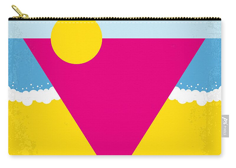 Cocktail Zip Pouch featuring the digital art No603 My Cocktail minimal movie poster by Chungkong Art