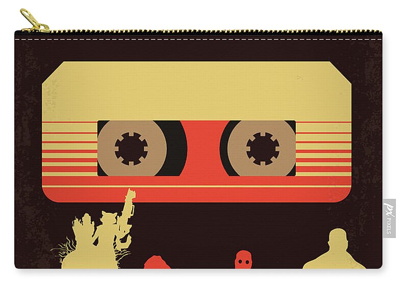 Guardians Carry-all Pouch featuring the digital art No812 My GUARDIANS OF THE GALAXY minimal movie poster by Chungkong Art