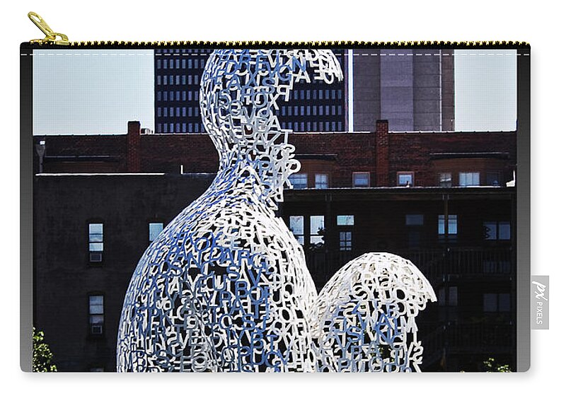 Nomade Carry-all Pouch featuring the photograph Nomade in Des Moines by Farol Tomson