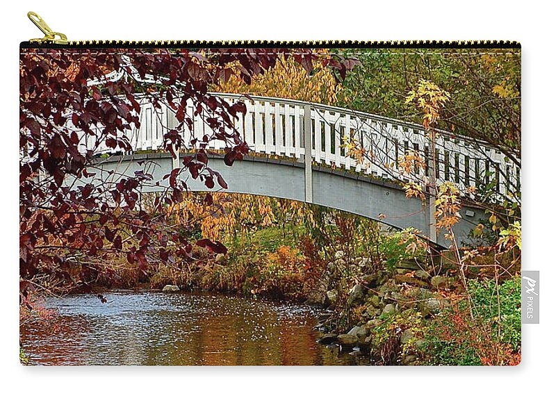 Nature Zip Pouch featuring the photograph Normandy Village by Diana Hatcher