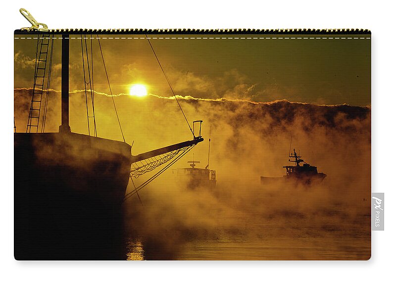 Sea Smoke Carry-all Pouch featuring the photograph North End Burr by Jeff Cooper