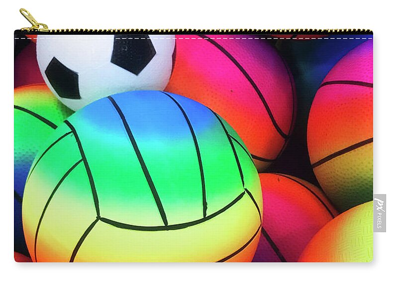 Balls Zip Pouch featuring the photograph Not Like the Others by Rick Locke - Out of the Corner of My Eye