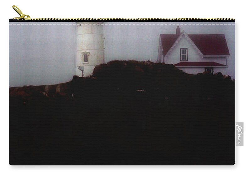 Ogunquit Zip Pouch featuring the photograph Nubble Light house by Richard Ortolano