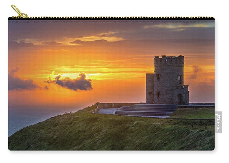 Ireland Zip Pouch featuring the photograph O'Brien's Tower - Ireland by Henk Meijer Photography