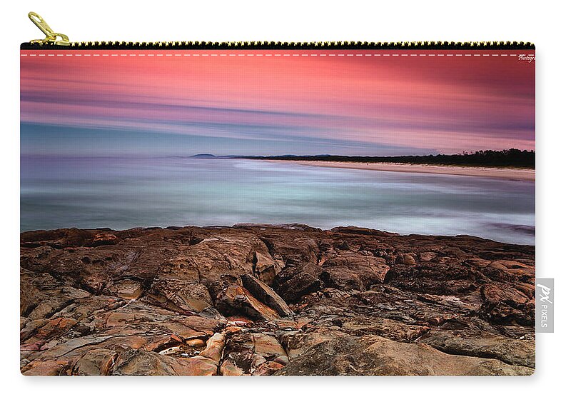 Seascape Photography Carry-all Pouch featuring the photograph Ocean beauty 6666 by Kevin Chippindall