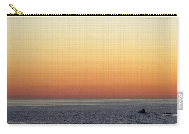 Sunrise Zip Pouch featuring the photograph Ocean Sunset 8 by Randall Weidner