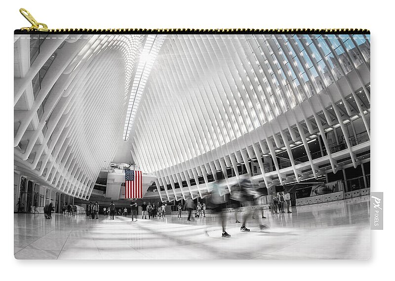 America Zip Pouch featuring the photograph Oculus by Eduard Moldoveanu
