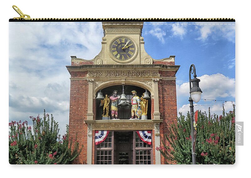 Greenfield Village Zip Pouch featuring the photograph Odd Building At Greenfield Village by Dave Mills