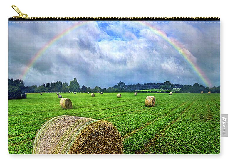 Environment Zip Pouch featuring the photograph Of The Light So Pure And True by Phil Koch