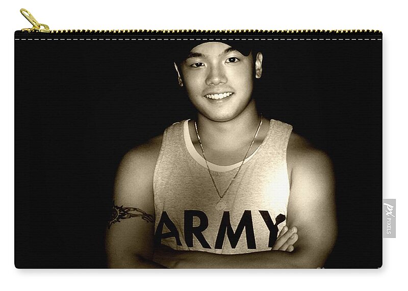 Army Zip Pouch featuring the photograph Off to Kentucky by RC DeWinter