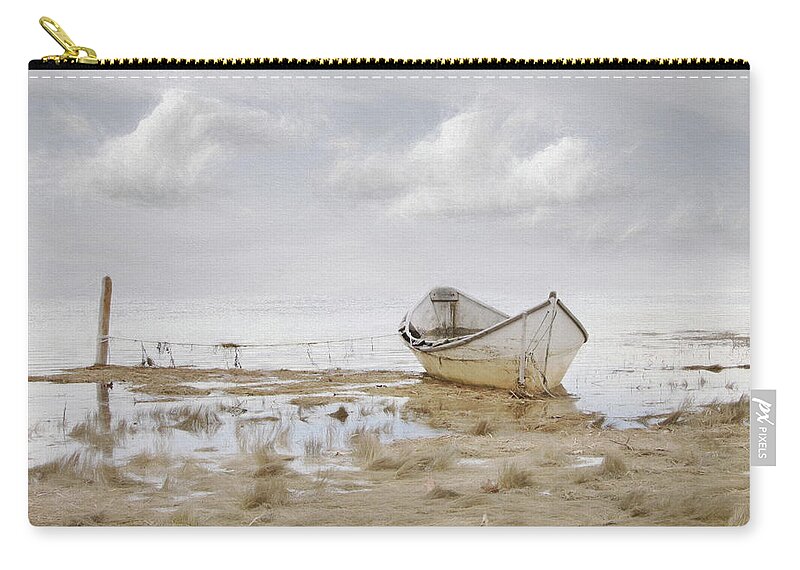 Boat Zip Pouch featuring the photograph Ogunquit Sky by Karen Lynch