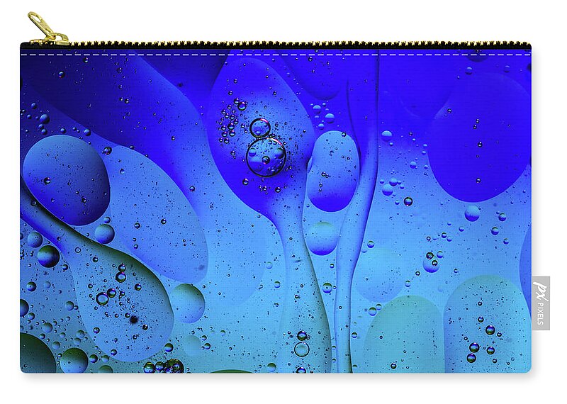 Jay Stockhaus Zip Pouch featuring the photograph Oil and Water 12 by Jay Stockhaus